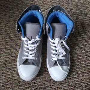 EUC High Top Unisex Converse Blue & White
